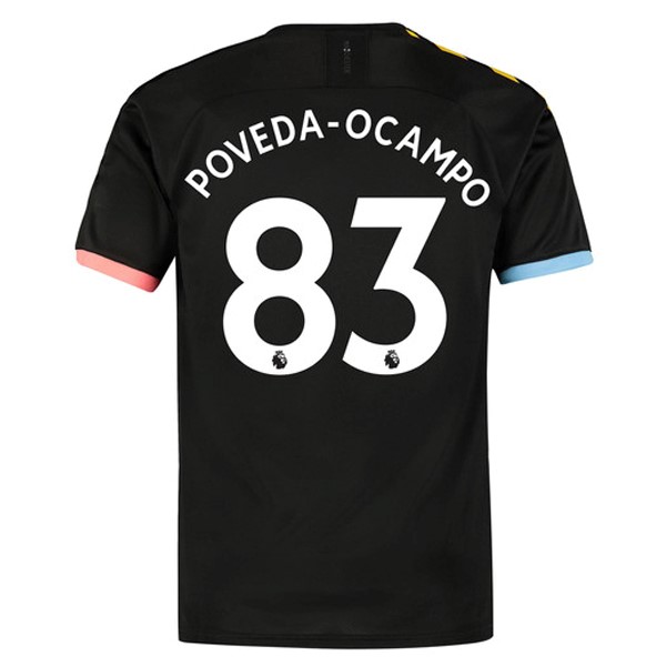 Camiseta Manchester City NO.83 Poveda Ocampo 2ª 2019/20 Negro